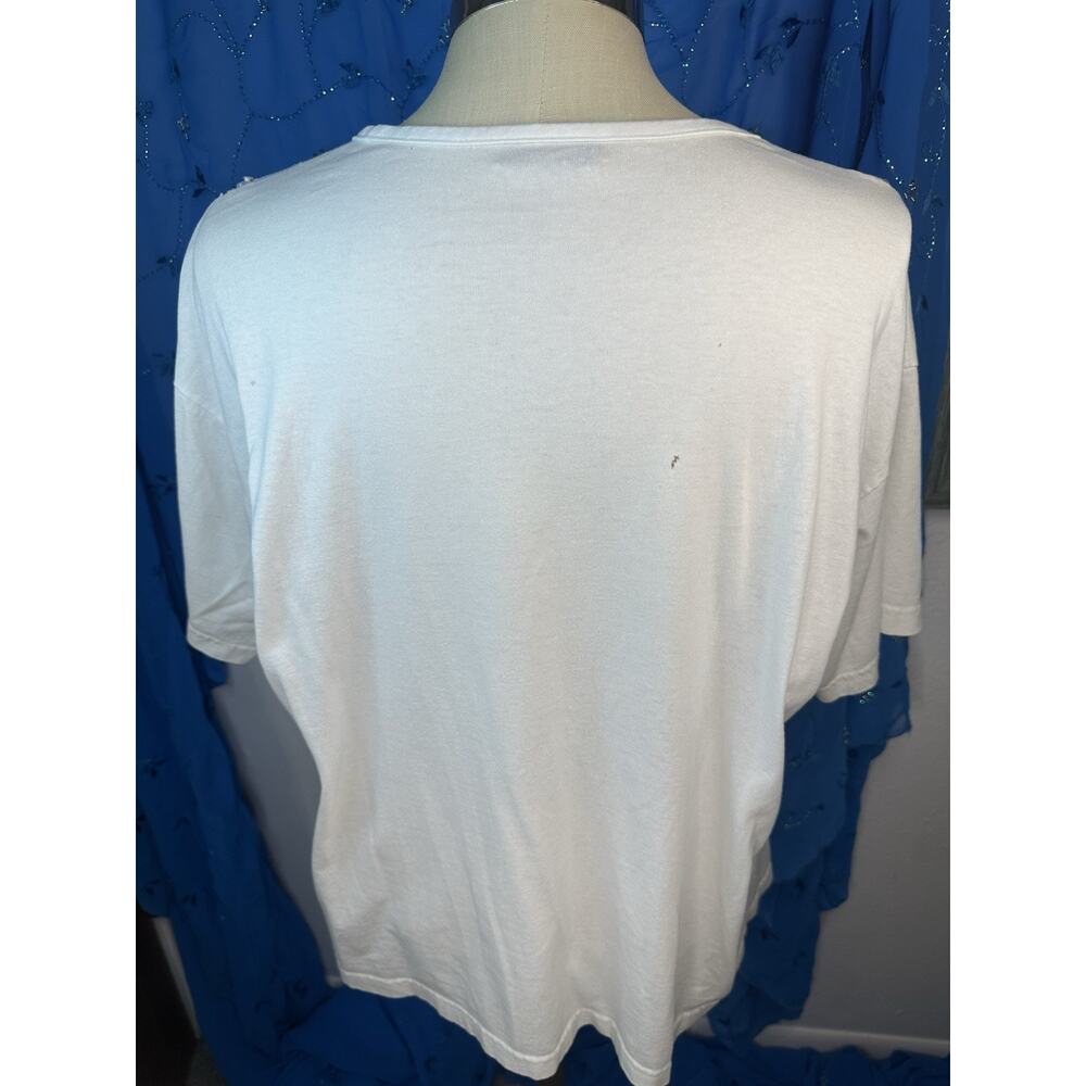 Vintage Y2K Denim Grandma Style Western T-shirt Size XL Anderson - Picture 4 of 10